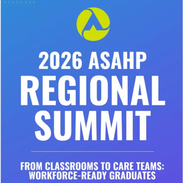 ASAHP Regional Summit save-the-date