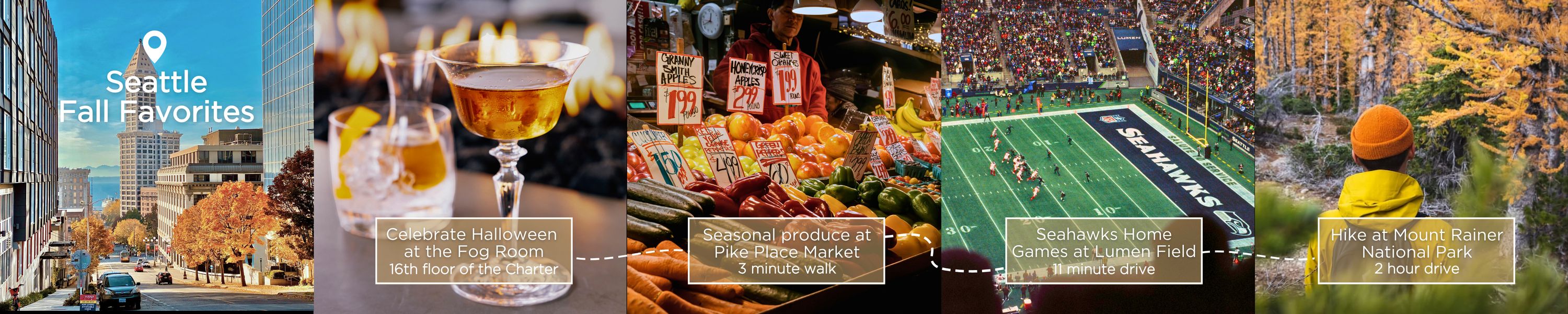 Seattle fall favorites, from the Fog Room to Mount Rainier, Instagram carousel