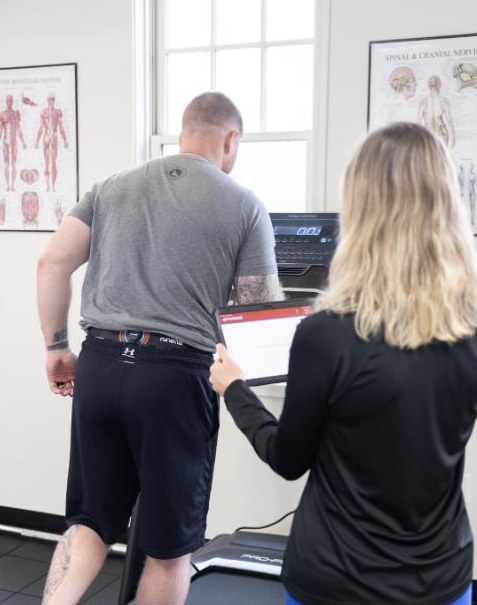 Sports PT Lab Instagram post of a running evaluation