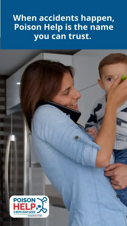 Poison Help ad: when accidents happen, Poison Help is the name you can trust