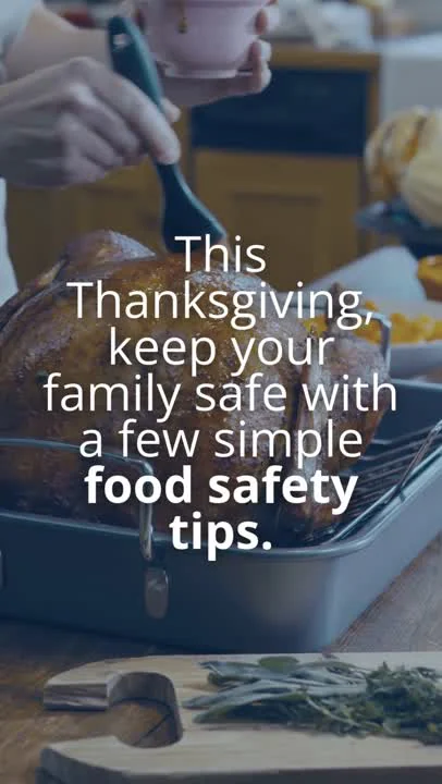 Poison Help ad: Thanksgiving food safety tips