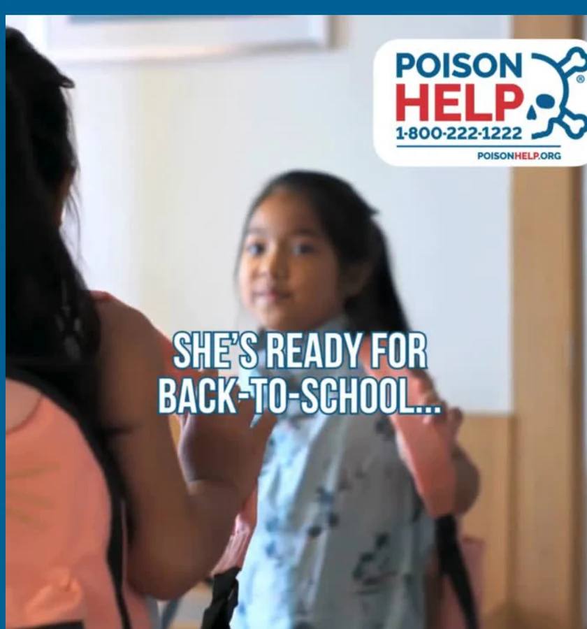 Poison Help back to school display ad
