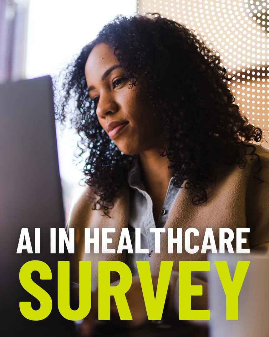 ASAHP social post promoting the AI in Healthcare survey