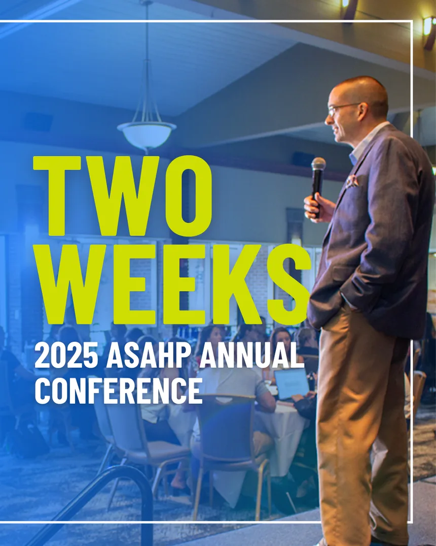 ASAHP social post: two weeks until the 2025 annual conference